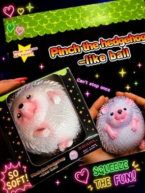 Pinch the Hedgehog-Like Squeeze Ball